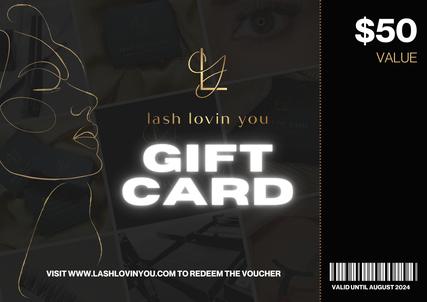 Lash Lovin You Gift Card