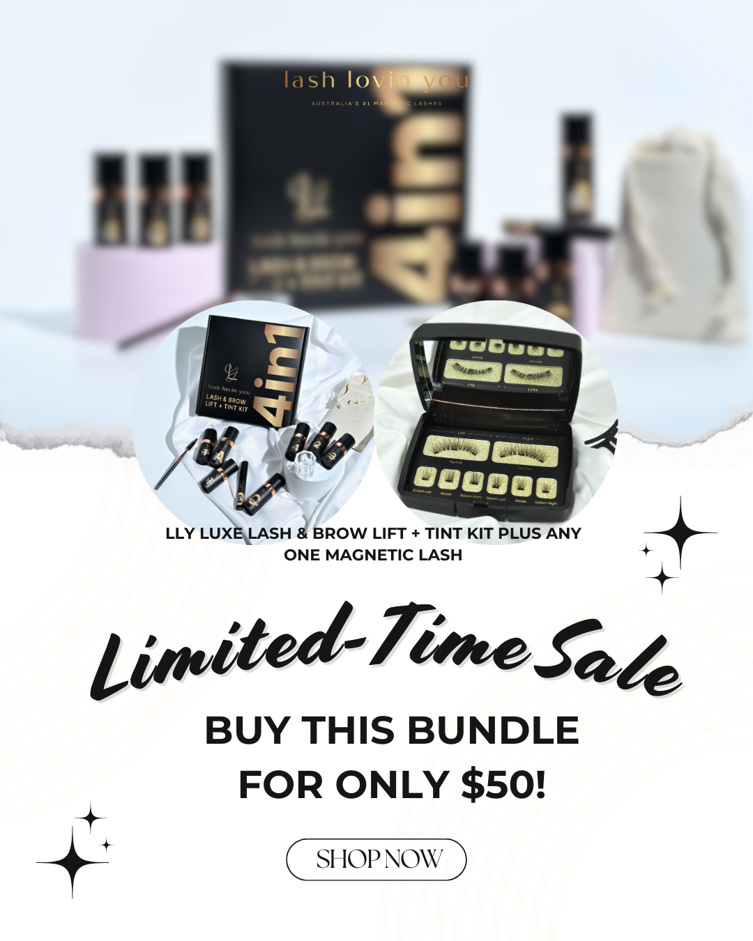 Luxe Lash & Brow Kit + Lash Bundle